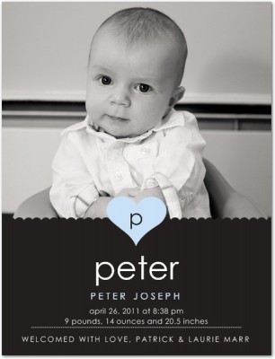 Pete Birth Announcement