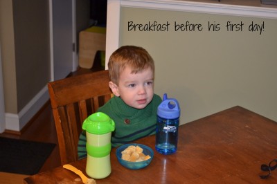 first day of school breakfast